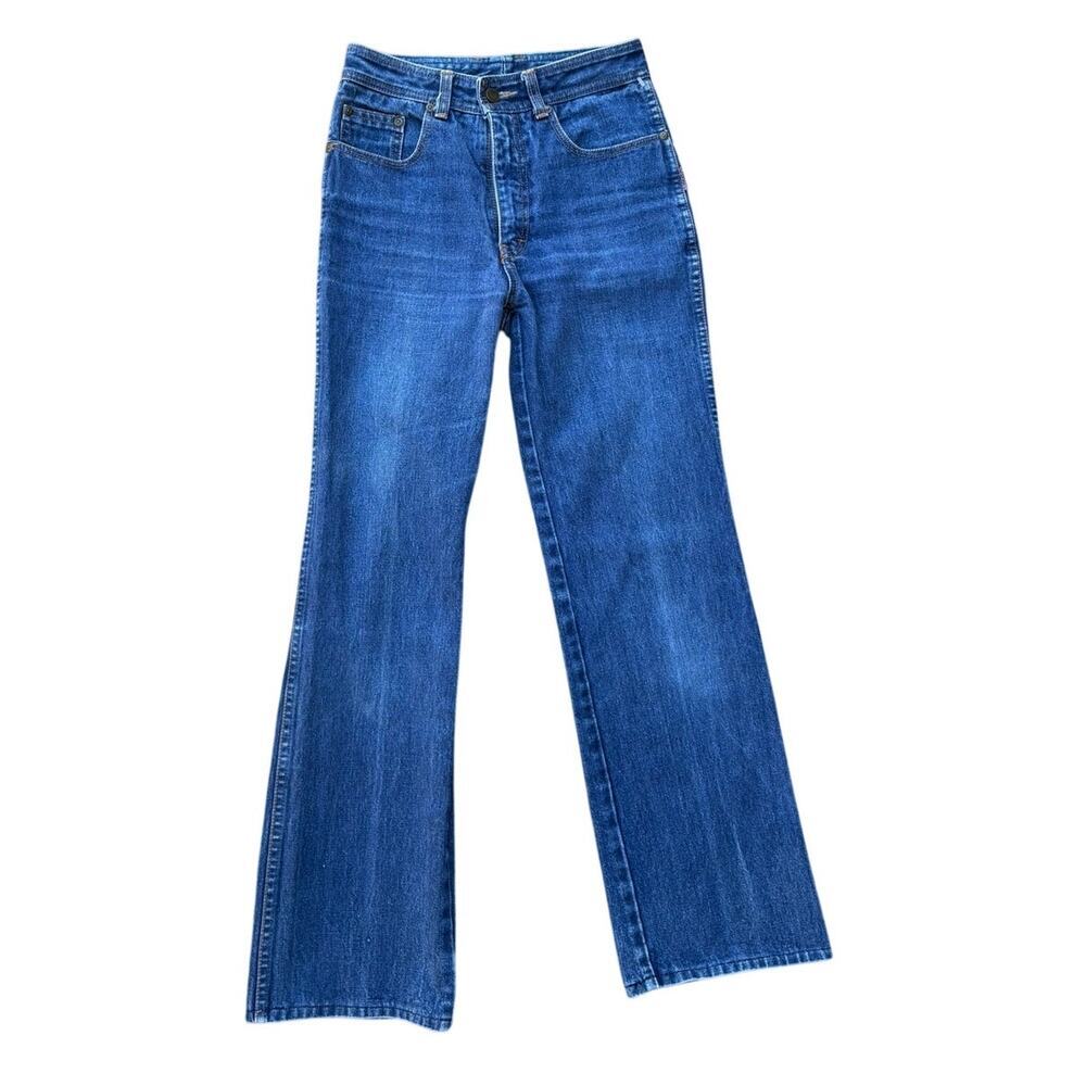 Vintage Jordache Jeans High Rise Flare Leg 100% Cotton Made Hong Kong  Read